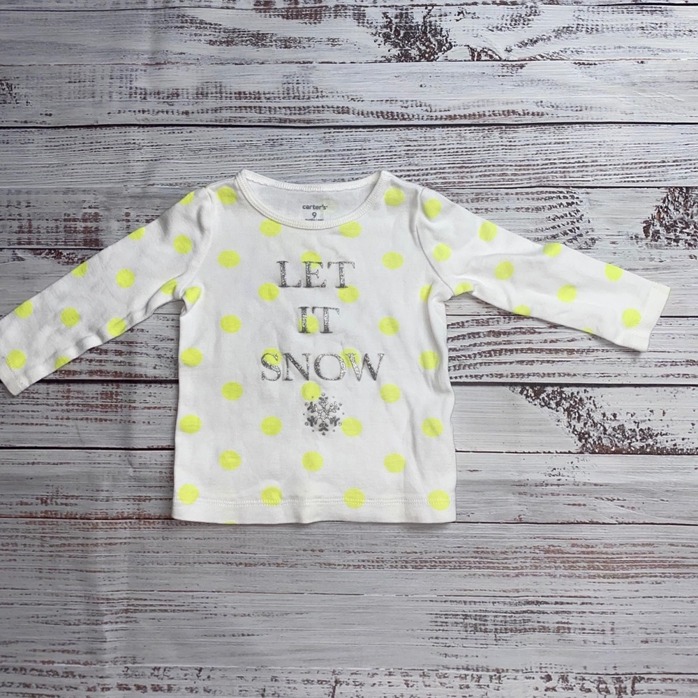 Log Sleeved Shirt Size 9 Months